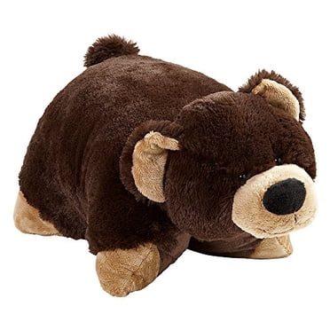 Pillow Pets Signature, Mr. Bear, 18" Stuffed Animal Plush Toy