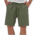 thumbnail image 1 of Diufon Men's Hiking Cargo Shorts Casual Printed Spring Summer Drawstring Outdoor Sport Shorts with Pockets, 1 of 6