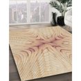 thumbnail image 3 of Ahgly Company Machine Washable Indoor Square Transitional Brown Sand Brown Area Rugs, 3' Square, 3 of 7