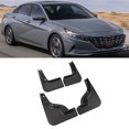 thumbnail image 4 of Protections Anti-Éclaboussures, Ensemble de Rabats avant et Arrière Noir Résistant aux Intempéries pour Elantra 2021-2023, 4 of 7