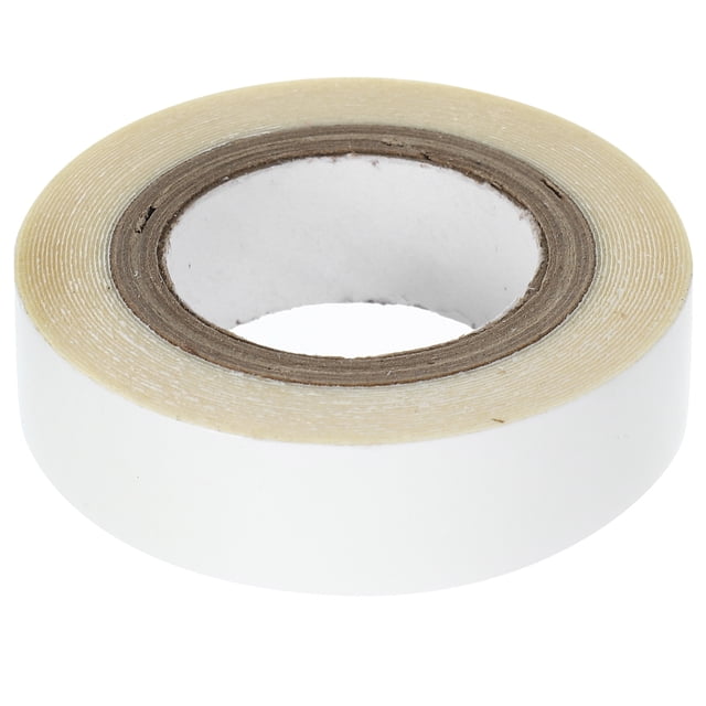 1 Rouleau de Ruban pour Perruque Ruban pour Postiche Ruban Adhésif Double Face Ruban pour Perruque en Dentelle pour Extension de Cheveux. un Rouleau de Ruban Adhésif Blanc Double Face au design Sans Couture, Fabriqué à Partir de Papier de Coton pour une application Sécuritaire et Confortable des Perruques Ou des extensions de Cheveux. le Ruban Mesure Environ 4,70x4,70x1,30 cm et Convient à une Utilisation Quotidienne Ou Constante.