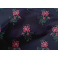 thumbnail image 4 of oneOone Cotton Poplin Fabric Leaves & Floral Block Printed Craft Fabric BTY 42 Inch Wide, 4 of 5