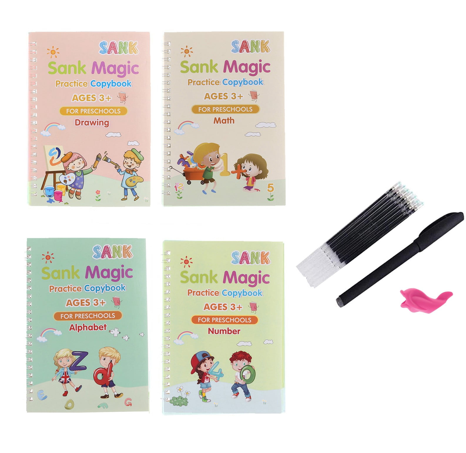 Sunken Magic Exercise Book, Children'S Exercise Manual, Recycling 20Ml Writing Notebook Journal Notebook,Spiral Notebook,Hardcover Notebook,Lined Notebook,Blank Notebook,Sketch Notebook,Office Notebo