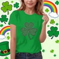 thumbnail image 2 of Chandail à Manches Courtes pour Garçons, Imprimé de la Saint-Patrick, T-Shirt Décontracté à Col Rond, Haut à Manches Courtes, 95 % Polyester 5 % Élasthanne, 2 of 6