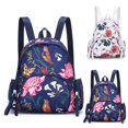 thumbnail image 2 of Ladies Backpack Creative Flower All-match Nylon Travel Backpack Student Daypack, 2 of 7