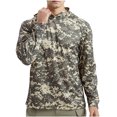 thumbnail image 1 of Yuyuzo Chandails en Molleton à Capuche pour Hommes Protection Solaire Manches Longues Séchage Rapide Randonnée Pull-Over, 1 of 6