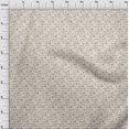 thumbnail image 4 of oneOone Cotton Silk Light Brown Fabric Text Sewing Material Print Fabric By The Yard 42 Inch Wide, 4 of 5