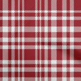 thumbnail image 1 of oneOone Georgette Viscose Red Fabric Check Sewing Material Print Fabric By The Yard 42 Inch Wide, 1 of 4