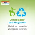thumbnail image 3 of Hefty EcoSave® Assiettes à Lunch en Papier Assiettes Jetables Compostables, 125 Assiettes, 3 of 9
