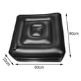 thumbnail image 3 of Inflatable Sofa, Stool Durable Inflatable Stool Ottoman, Small Inflatable Square, 3 of 8