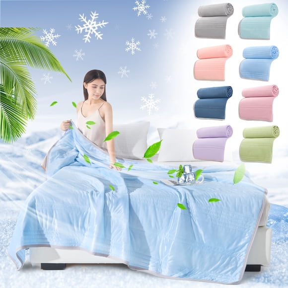 mtvxesu Double Bedding Quilt for All Seasons, Soft Polyester Cover, 60 X 79 Inches, Cool and Comfortable, Machine Washable, 1 Piece