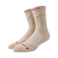 thumbnail image 1 of Men's White Work Sports Athletic Crew Socks Cotton, 1 of 8