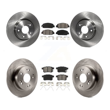 Transit Auto Front Rear Disc Brake Rotors and Semi-Metallic Pads Kit for Car Honda Accord K8S-102265