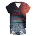 thumbnail image 1 of UANWENN T-Shirt à Manches Courtes Col en V pour Femmes Décontracté Confortable Basique Doux pour Usage Quotidien avec Design Tendance T-Shirt Raglan Femmes Hauts de Travail Amples Femmes T-Shirts Amples Femmes Chemises à Manches Longues, 1 of 2