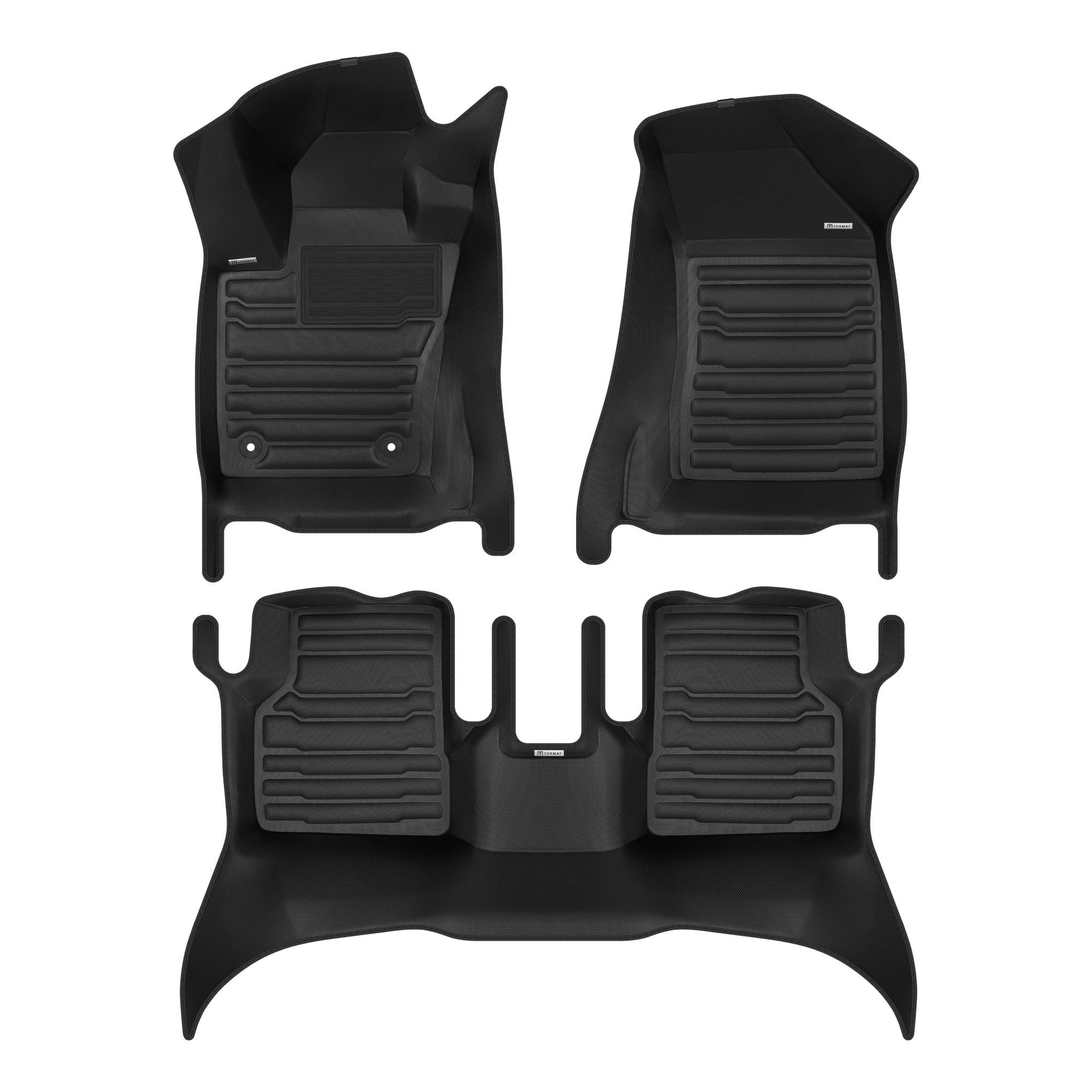 TuxMat - For Dodge Hornet 2023-2027 Models - Custom Car Mats - Maximum Coverage, All Weather, Laser Measured - This Full Set Includes 1st and 2nd Rows