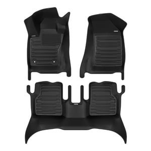 TuxMat - For Dodge Hornet 2023-2027 Models - Custom Car Mats - Maximum Coverage, All Weather, Laser Measured - This Full Set Includes 1st and 2nd Rows