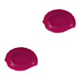 thumbnail image 1 of kurtrusly Snack Tray Candy Plate Fruit Basket Simulation Lifelike Leaf Space Saving Kitchen Gadget Party Accessory Decoration Rose Red 2Set, 1 of 6