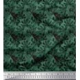 thumbnail image 1 of Soimoi polyester Crepe Fabric Chestnut Leaves Printed Fabric 1 Yard 42 Inch Wide, 1 of 3
