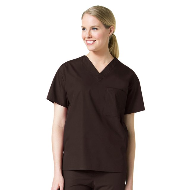 Core par Maevn Haut d'Uniforme Unisexe à Col en V, 1 Poche, Uni