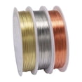 thumbnail image 4 of Tarnish-Resistant Copper Beading Wire, 0.8mm Diameter, 2.5m/8.2ft per Roll, Rhodium Color, Soft & Durable for DIY Jewelry Making (Necklaces, Bracelets), Handicrafts, Garment Decoration, Flower, 4 of 7