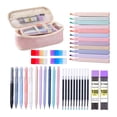 thumbnail image 2 of Meitianfacai Full Set Of Large Capacity Handheld Fluorescent Pen Student Drawing Pen Stationery Pen Bag Combination Set 30ml, 2 of 3