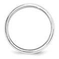 thumbnail image 2 of 14k White Gold 5mm Milgrain Band Size 9, 2 of 5