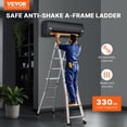 thumbnail image 2 of VEVOR Telescoping Ladder A Frame 16.7 FT Extension Multi-Function, 2 of 9