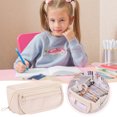 thumbnail image 4 of Fiudx Japanese and Korean Style Multi-Layer Cloth Pencil Case Student Stationery Storage Box Pencil Case Crossborder Pen Container, 4 of 4