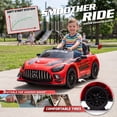 thumbnail image 2 of Licensed Mercedes-AMG GT3 24V Kids Ride-On Racing Car with Premium Leather Seat, High-Speed Performance 24V Power Wheels, Motorized Track Toy with Parent Remote, Red, 2 of 8