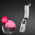 thumbnail image 3 of Portable Bike 3 Digit Combination Spring Cable Lock Anti Theft Resettable Bike  Cable Lock For Travel Luggage Helmet, 3 of 8