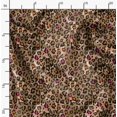 thumbnail image 2 of Soimoi Brown Heavy Canvas Fabric Leopard Animal Skin Decor Fabric Printed Yard 58 Inch Wide, 2 of 6