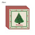 thumbnail image 2 of Vaidha Ensemble de Fournitures pour Fête de Noël / 10 Assiettes en Papier Rouges 7 et 9 Pouces / 10 Gobelets en Papier / 20 Essuie-Tout / Vaisselle Jetable pour les Fêtes pour Rassemblements et Événements, 2 of 6