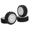 thumbnail image 1 of RC Wheel Tires, For 1/10 Wheels Tires Improving Stability White Black  For PTG 2 01, 1 of 8