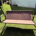 thumbnail image 2 of CUITING Housse de Siège de Balançoire de Patio J&C de Remplacement 600D Housse de Coussin de Balançoire Robuste Support de Siège de Balançoire d'Extérieur Imperméable Résistante à la Décoloration pour Balançoire 3 Places Housses de Balançoire Durables pour Cadre (63x22x, 2 of 7
