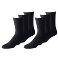 thumbnail image 1 of Daily Basic Chaussettes de Sport Unisexes en Coton à Coupe Ras du Cou 48 Unités (6-8, Noir), 1 of 2