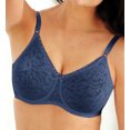 thumbnail image 2 of Bali 3432 Lace Smooth Seamless Underwire Bra Size 34DD, Black, 2 of 4