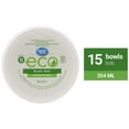 thumbnail image 1 of Great Value Eco Bols Compostables, 15 Bols, 1 of 4