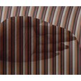 thumbnail image 4 of oneOone Viscose Chiffon Brown Fabric Stripes Craft Projects Decor Fabric Printed By The Yard 42 Inch Wide, 4 of 4
