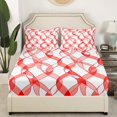 thumbnail image 3 of Erosebridal Bowknot Bed Sheets Set Full Size, Princess Bow Bed Sheets Full, Cartoon Ribbon Decor, 4-Piece, 3 of 7