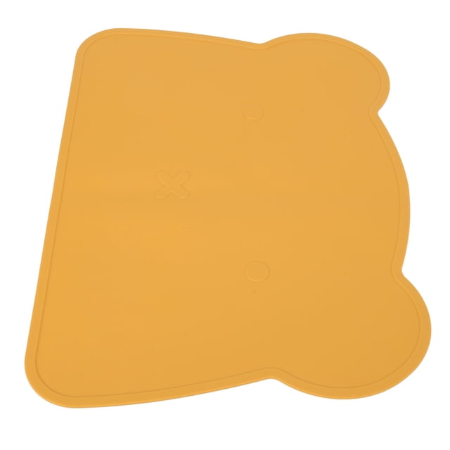 Silicone Placemats For Dining Table, Washable Easy Clean Plate Mat Bear Placemat For Baby Kids Children Dinner