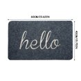thumbnail image 1 of One Pack Of Dark Dust-proof Hallo Mat For Bedroom House Bathroom PVC Door Mat, 1 of 9