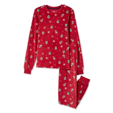 George Girls' Velour Pajama 2-Piece Set