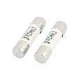 thumbnail image 2 of Uxcell 10 Pcs 500V 20A White Low Breaking Capacity 0.39'' x 1.49'' Cartridge Ceramic Fuses, 2 of 3