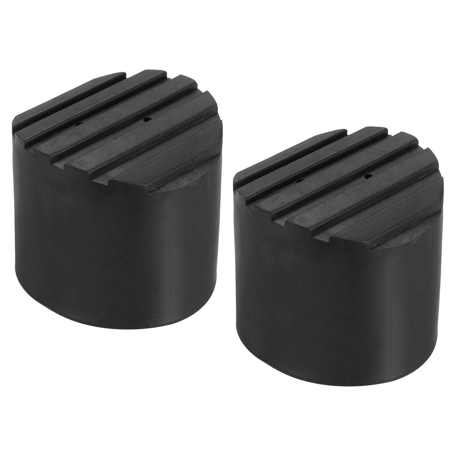 Unique Bargains 3.5'/90mm Ladder Non Slip Feet for Telescopic Folding Extension Ladder Protection, Black, 2 Pack