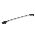 thumbnail image 1 of Yakima Roof Rack Cross Bar 8000432 RailBar; For Factory Raised Siderails; Small; Aluminum; Silver; Single; With Integrated Tower, 1 of 3