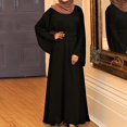 thumbnail image 4 of Abaya Longue pour Femmes, Robe Longue Musulmane, Kaftan Vintage Imprimé Floral, Maxi Islamique, Robes pour Femmes, 4 of 5