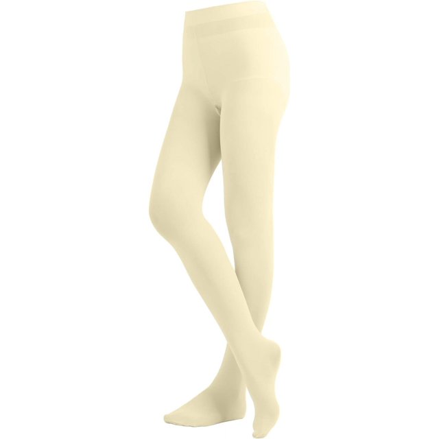 ORUYROP Women's Solid Colored Opaque Microfiber Footed Tights