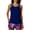 Dark Blue#24, variant on FAVIPT Swimsuit for Women Printed Tankini Bathing Suit Modest Tummy Control Swim Set with Sporty Shorts Dark Blue,L
