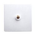 thumbnail image 1 of ziyahi Switch Wall Button Socket Lever Toggle Control White Improvement Antique Household Brass Light Panel Accessory Supply Connector 1, 1 of 5