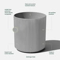 thumbnail image 2 of Veradek Mason Series Demi 20" Planter Grey, 2 of 9